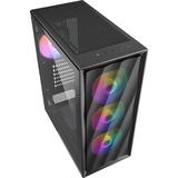 Sharkoon VK4 Rainbow , Tower-Gehäuse schwarz, Tempered Glass