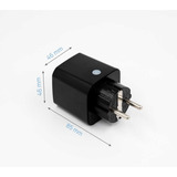 Shelly Plug M Gen3, Schaltsteckdose schwarz