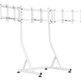 Thermaltake Triple Monitor Stand Snow, für Racing Simulator Cockpit GR500, Monitorhalterung weiß, für Monitore 32" - 55"