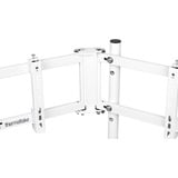 Thermaltake Triple Monitor Stand Snow, für Racing Simulator Cockpit GR500, Monitorhalterung weiß, für Monitore 32" - 55"