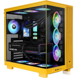 Thermaltake View 380 XL TG ARGB , Tower-Gehäuse dunkelgelb, Tempered Glass x 2