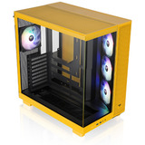 Thermaltake View 380 XL TG ARGB , Tower-Gehäuse dunkelgelb, Tempered Glass x 2