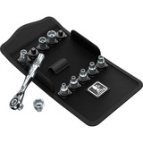 Wera Kraftform Kompakt Zyklop Mini 2 Set 1, 11-teilig, Werkzeug-Set inkl. Zyklop Mini 2 Knarre in gesenkgeschmiedeter Vollstahlausführung