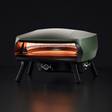 Witt Pizzaofen ETNA Rotante Control 16"  dunkelgrün, für Pizzen bis ca. Ø 40cm, rotierender Pizzastein