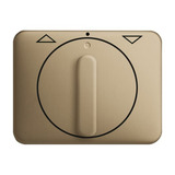 0 Zentralscheibe Jalousie mit Drehgriff 1740 DR-21, Abdeckung bronze, Retail