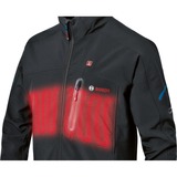 Bosch Heat+Jacket GHJ 12+18V Kit Größe 3XL, Arbeitskleidung schwarz, inkl. Ladeadapter GAA 12V-21, 1x 12-Volt-Akku