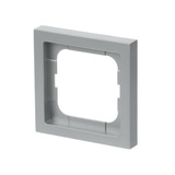 Busch-Jaeger Rahmen einfach zum Abdecken von Schaltern, Tastern und Steckdosen, future linear aluminium (gebürstet), Retail