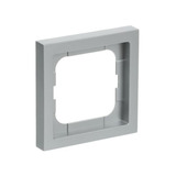 Busch-Jaeger Rahmen einfach zum Abdecken von Schaltern, Tastern und Steckdosen, future linear aluminium (gebürstet), Retail