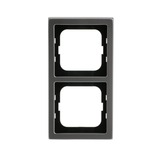 Busch-Jaeger Rahmen zwei-fach pur Edelstahl 1722-866K Edelstahl Anti Fingerprint matt edelstahl, Retail