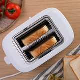 Cecotec Toaster Toast&Taste 9000 Double White weiß, 980 Watt, für 2 Scheiben Toast