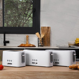 Cecotec Toaster Toast&Taste 9000 Double White weiß, 980 Watt, für 2 Scheiben Toast