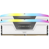 Corsair DIMM 32 GB DDR5-6000 (2x 16 GB) Dual-Kit, Arbeitsspeicher weiß, CMH32GX5M2B6000Z30W, Vengeance RGB, INTEL XMP, AMD EXPO