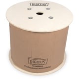 Digitus Professional Cat.7a S/FTP Verlegekabel Duplex, Cca gelb, 500 Meter Trommel