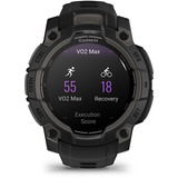 Garmin Instinct 3 - 45 mm, AMOLED, Smartwatch Black, Silikon-Armband