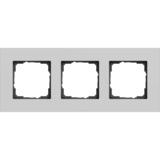 Gira Abdeckrahmen dreifach, Abdeckung grau, Retail
