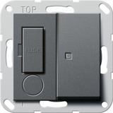 Gira Fused outlet 13 Ampere mit Kontrolllicht, Steckdose anthrazit, Retail