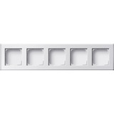 Gira Gehäuse fünffach Aufputz weiß, Retail