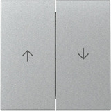 Gira Wippe zweifach mit Pfeilsymbol aluminium, Retail