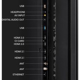 Hisense 65UXKQ, AMD schwarz, UltraHD/4K, Triple Zoll), cm Tuner, Free-Sync, 164 (65 LED-Fernseher