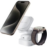 Hyper Hyperjuice Qi2 3-in-1 Magnetische Ladestation weiß