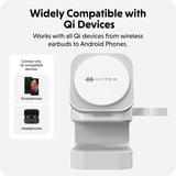 Hyper Hyperjuice Qi2 3-in-1 Magnetische Ladestation weiß