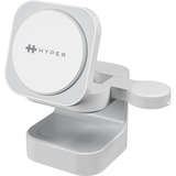  Hyperjuice Qi2 3-in-1 Magnetische Ladestation weiß