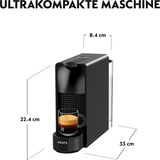 Krups Nespresso Essenza Mini XN1108, Kapselmaschine schwarz
