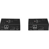 Lindy 300m Fibre Optic DisplayPort 1.2 & USB KVM Extender, DisplayPort-Verlängerung schwarz