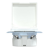 Merten Schutzkontakt-Steckdose mit Klappdeckel und erhöhtem Berührungsschutz IP44 Retail