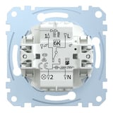 Merten Wechsel-Kontrollschalter einpolig sechzehn Ampere Wechselstrom zweihundertfünfzig Volt Retail