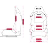 Next Level Racing PRS1 NLR-E057, Rennschalensitz schwarz/grau