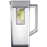 SAMSUNG RH69B8920S9/EG RS8000, Side-by-Side edelstahl/silber, Food Showcase Tür, Beverage Center, Festwasseranschluss