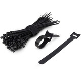 Sharkoon OfficePal Cable Organizer, Kabelmanagement schwarz, 136-teilig