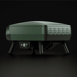 Witt Pizzaofen Rotante Piccolo 16"  dunkelgrün, für Pizzen bis ca. Ø 40cm, rotierender Pizzastein