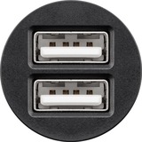 goobay Dual-USB Auto Ladegerät (2xUSB) schwarz