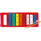 Boogie Bee Metallophon mit acht Noten, 29 Zentimeter 