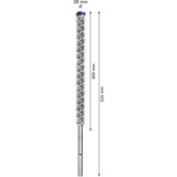 Bosch Professional EXPERT Hammerbohrer SDS-max-8X, Ø 28mm Arbeitslänge 400mm