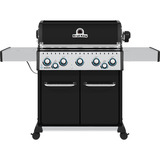 Broil King Gasgrill Baron 590 schwarz/edelstahl, mit Seiten- und Heckbrenner