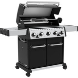 Broil King Gasgrill Baron 590 schwarz/edelstahl, mit Seiten- und Heckbrenner
