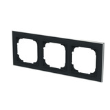 Busch-Jaeger Rahmen dreifach mit Dekorring chrom, Retail