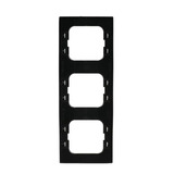 Busch-Jaeger Rahmen dreifach pur Edelstahl Typ 1723-866K zum Abdecken von Schaltern und Steckdosen edelstahl, Retail