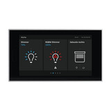 Busch-Jaeger RoomTouch Multifunktionales HD IPS KNX-Touch-Display Raumbedienelement RT/U30.0.11-825 schwarz (matt), Retail