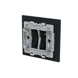 Busch-Jaeger Zentralscheibe 1785/11 K-45M, Abdeckung schwarz, Retail