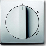 Busch-Jaeger Zentralscheibe für Dreistufen-Drehschalter, Abdeckung edelstahl, Retail