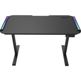 Cougar Gaming-Tisch E-DEIMUS 120, ARGB schwarz, 122 x 60cm, mit USB-Anschlüssen