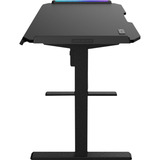 Cougar Gaming-Tisch E-DEIMUS 120, ARGB schwarz, 122 x 60cm, mit USB-Anschlüssen