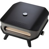 Cozze Pizzaofen 13", mit Thermometer schwarz/grau, für Pizzen bis ca. Ø 34cm