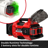 EINHELL Power X-Change Akku-Gartenpumpe AQUINNA 18/30 F LED, 18Volt rot/schwarz, ohne Akku und Ladegerät