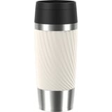 Emsa TRAVEL MUG Classic Twist , Thermobecher creme/edelstahl, 0,36 Liter
