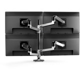 Ergotron LX Dual Monitor Arm, Monitorhalterung aluminium